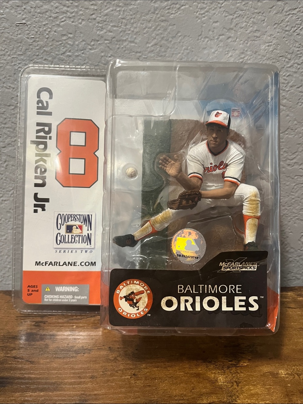 McFarlane Baltimore Orioles Cal Ripken Jr. Action Figure - White & Orange
